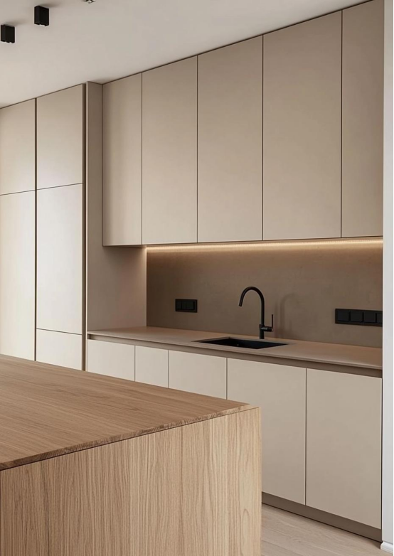 material of Japandi Style Kitchens